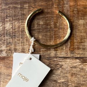 Maje gold colored bracelet